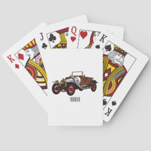 Baraja De Cartas Ilustracion personalizado clásico de 1920