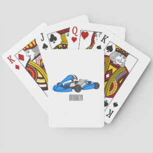 Baraja De Cartas Ilustracion personalizado de carreras de Kart