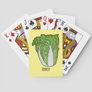 Baraja De Cartas Ilustracion personalizado de col chino