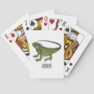 Baraja De Cartas Ilustracion personalizado de Iguana