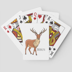 Baraja De Cartas Ilustracion personalizado de renos
