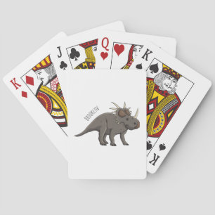 Baraja De Cartas Ilustracion personalizado de Styracosaurus