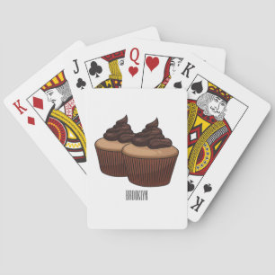 Baraja De Cartas Ilustracion personalizado de tarta