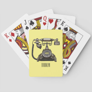 Baraja De Cartas Ilustracion personalizado de teléfono