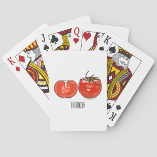 Baraja De Cartas Ilustracion personalizado de tomate