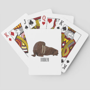 Baraja De Cartas Ilustracion personalizado de Walrus