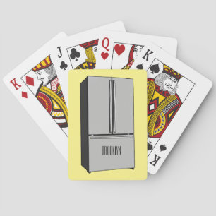 Baraja De Cartas Ilustracion personalizado frigorífico de puerta fr