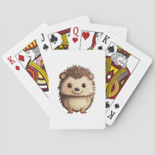 Baraja De Cartas ilustracion personalizado hedgehog