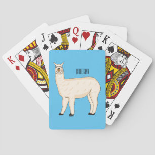 Baraja De Cartas Ilustracion personalizado Llama