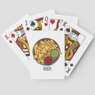 Baraja De Cartas Ilustracion personalizado Nachos