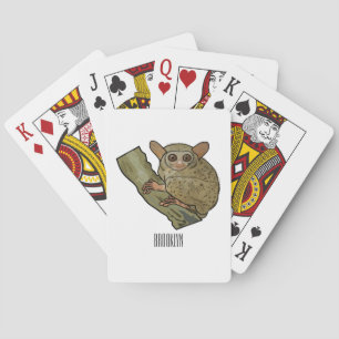Baraja De Cartas Ilustracion personalizado Tarsier