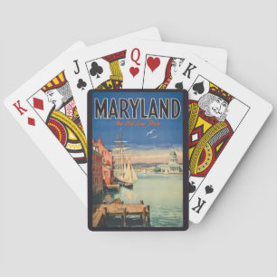 Baraja De Cartas Ilustración pintoresca de viaje por Annapolis Mary