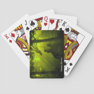 Baraja De Cartas Imagen de Cowboy para tarjetas de reproducción clá