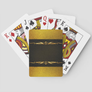 Baraja De Cartas Imagen de fondo Marco dorado