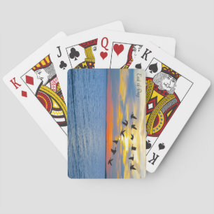 Baraja De Cartas Imagen de vida silvestre para tarjetas de reproduc