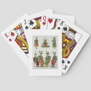 Baraja De Cartas Imágenes del Goudiar georgiano, placa 45 de 'L.