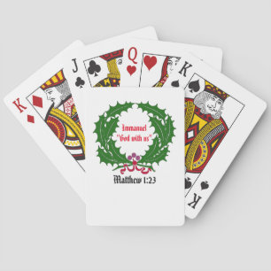 Baraja De Cartas Immanuel Dios con nosotros Personalizar It