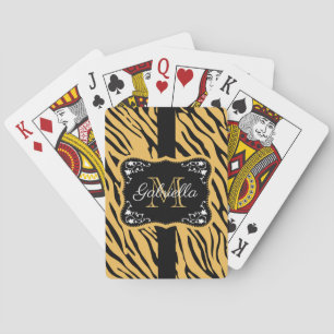 Baraja De Cartas Impresión Cute Leopard