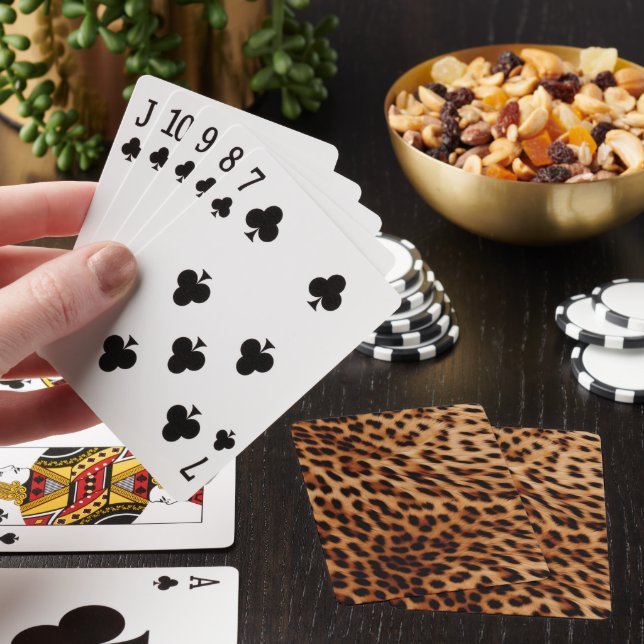 Baraja De Cartas Impresión de animales leopardo de moda (In Situ)