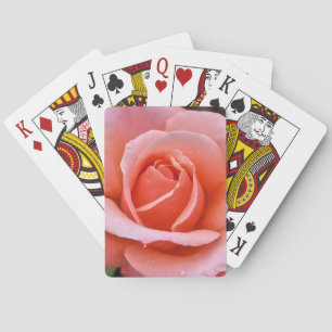 Baraja De Cartas Impresión de arte botánico Rosa romántico