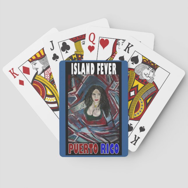 BARAJA DE CARTAS IMPRESIÓN DE FIEBRE ISLANDESA (Reverso)