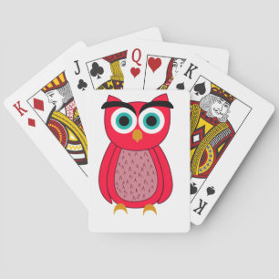 Baraja De Cartas Impresión de foto de búho