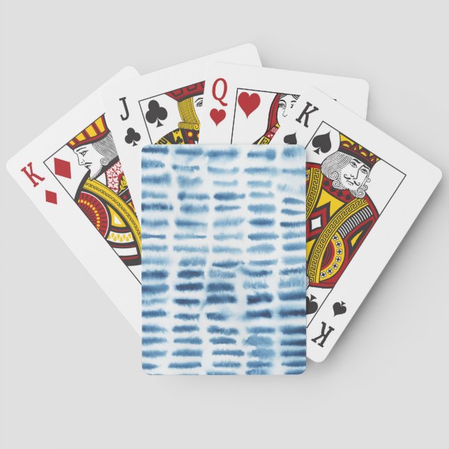 Baraja De Cartas Impresión de la acuarela de Indigio (Reverso)