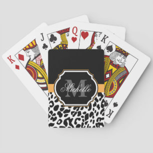 Baraja De Cartas Impresión de leopardo