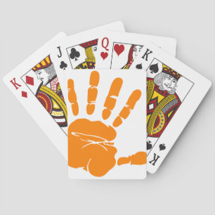 Baraja De Cartas Impresión de mano
