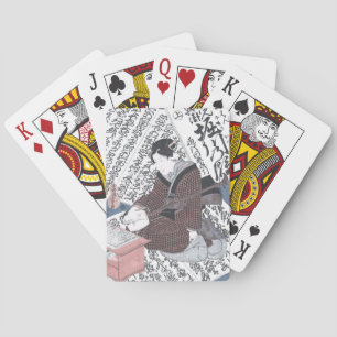 Baraja De Cartas Impresión de Woodblock del japonés del emperador