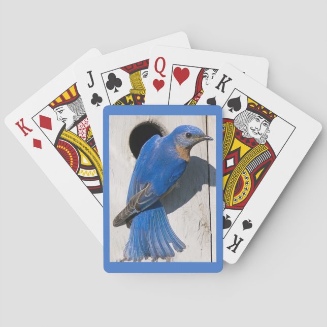 Baraja De Cartas Impresión grande de Bluebird (Reverso)