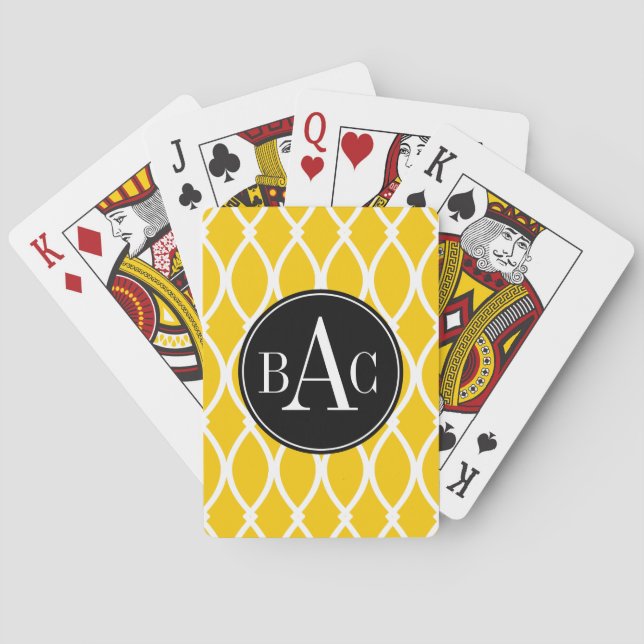 Baraja De Cartas Impresión monogramada en Barcelona (Reverso)