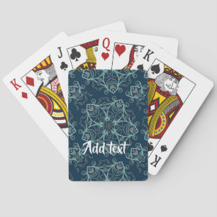 Baraja De Cartas Impresión ornamental floral