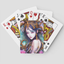 Baraja De Cartas Impresionante Chica japonés: Fantasía gótica