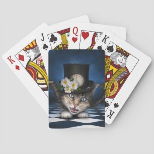Baraja De Cartas Impresionante diseño caprichoso para gato de odio 