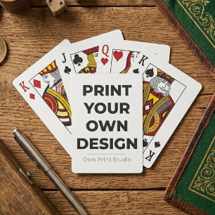 Baraja De Cartas Imprime tu propio diseño Imprimiendo el mío bajo