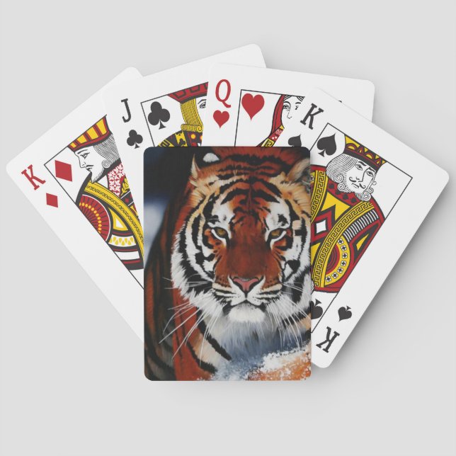 Baraja De Cartas Imprimir tigre (Reverso)