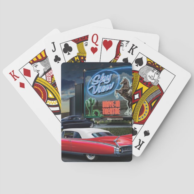 Baraja De Cartas Impulsión de Skyview adentro (Reverso)