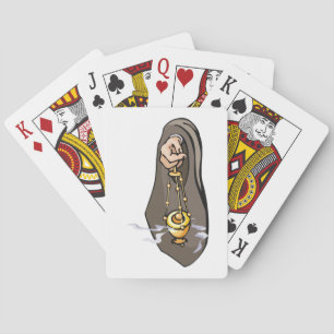 Baraja De Cartas Incensos Católicos Censuran la adoración religiosa