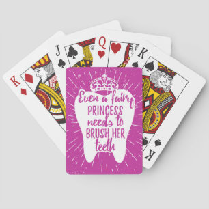 Baraja De Cartas Incluso Una Princesa De Hadas Necesita Cepillarse 