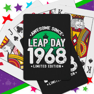 Baraja De Cartas Increíble desde 1968 Año Salto Día 29 Feb. Cumplea