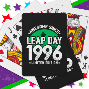 Baraja De Cartas Increíble desde 1996 Año Salto Día 29 Feb. Cumplea