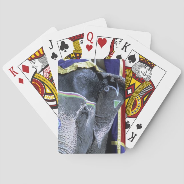 Baraja De Cartas India, Rajastán, Jaipur. Amber Fort. (Reverso)