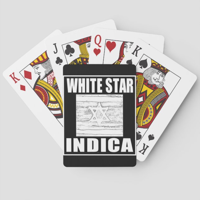 BARAJA DE CARTAS INDICA DE ESTRELLA BLANCA (Reverso)