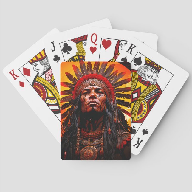 Baraja De Cartas indio (Reverso)