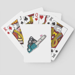 Baraja De Cartas Individuell gestaltete Spielkarten mit Kettensägen