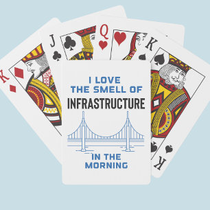 Baraja De Cartas Ingeniero de puentes de ingeniería civil divertido