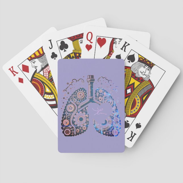 Baraja De Cartas Inhalo de coeur (Reverso)