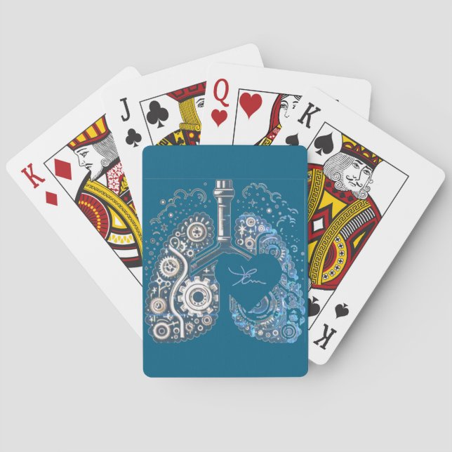 Baraja De Cartas Inhalo de coeur (Reverso)