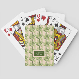 Baraja De Cartas Inicial   Oasis interior   Patrón de árbol de palm